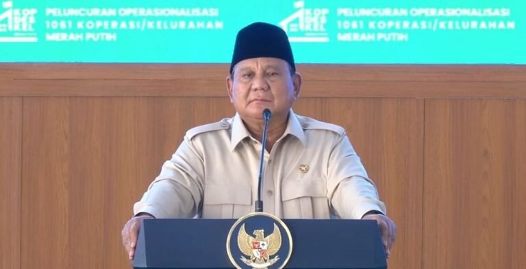 Prabowo Resmikan 1.000 Koperasi Desa Merah Putih demi Perkuat Ekonomi Rakyat
