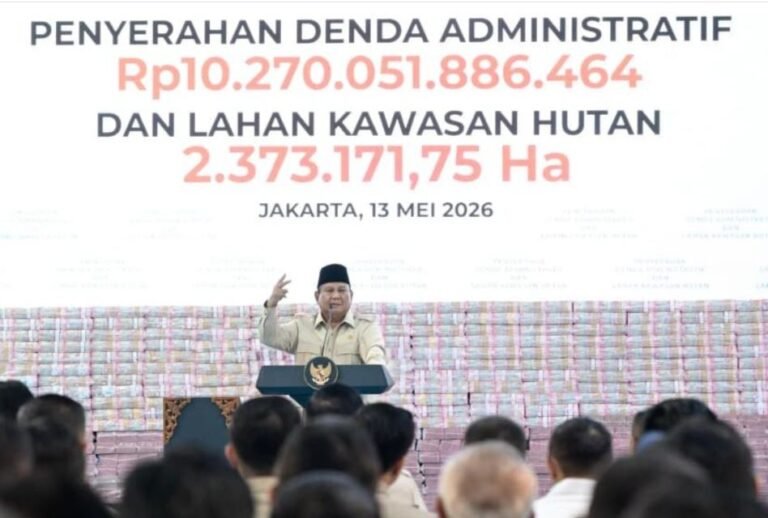 Penyerahan Dana Penertiban Kawasan Hutan Perkuat Komitmen Jaga Kekayaan Negara