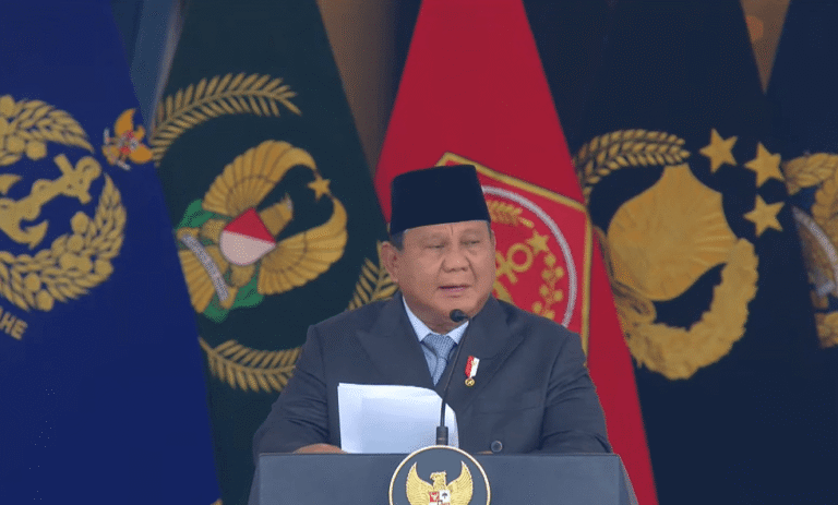 Pesan Prabowo tentang Kehormatan, Pengabdian, dan Bahaya Korupsi